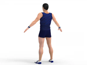 Athlete Runner 3D Model