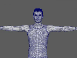 Athlete Runner 3D Model