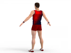 Athlete Runner 3D Model