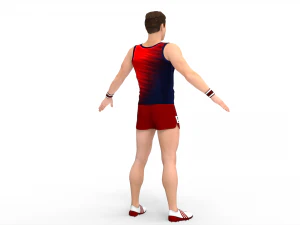Athlete Runner 3D Model