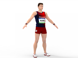 Athlete Runner 3Dモデル