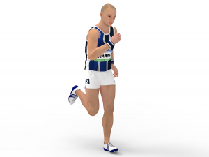 Athlete Runner 3D Модель