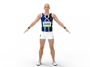 Athlete Runner Modelo 3D