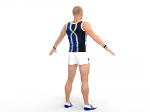 Athlete Runner 3D Model