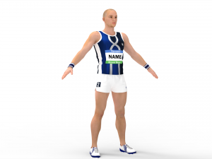 Athlete Runner Modelo 3D