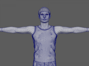 Athlete Runner 3D Model