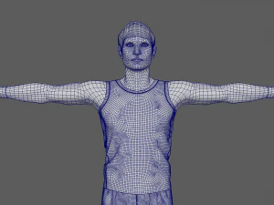 Athlete Runner 3D Model