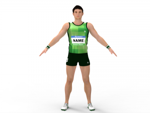 Athlete Runner 3D Model