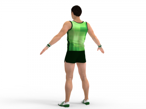 Athlete Runner 3D Model