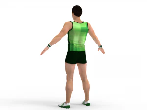 Athlete Runner 3D Model