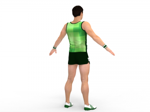 Athlete Runner 3D Model