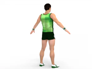 Athlete Runner 3D Model