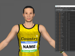 Athlete Runner 3D Model
