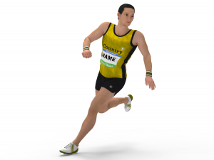 Athlete Runner 3D Модель