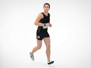 Athlete Action Set-01 Model 3D