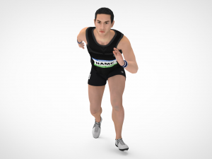 Athlete Action Set-01 Model 3D