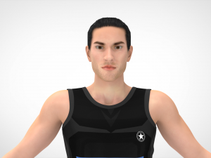 Athlete Action Set-01 Model 3D