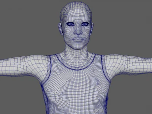 Athlete Action Set-01 3D Model