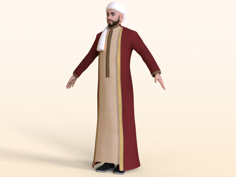 Arab Male 3D Model