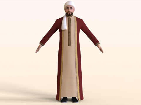 Arab Male 3D Model