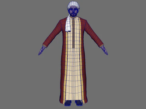 Arab Male 3D Model