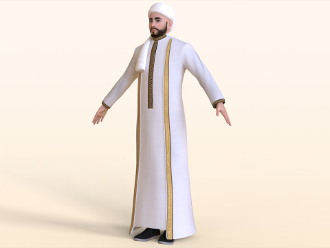 Arab Male 3D Model