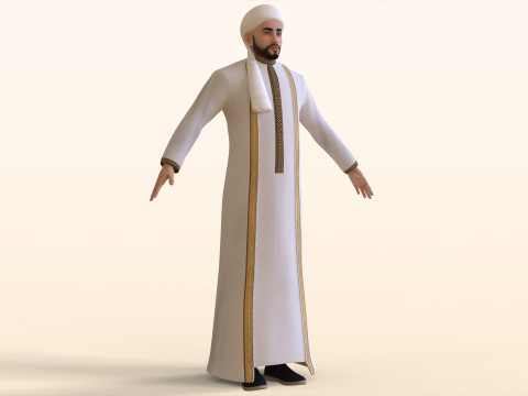 Arab Male 3D Model