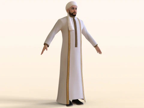 Arab Male 3D Model