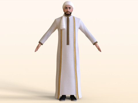 Arab Male 3D Model