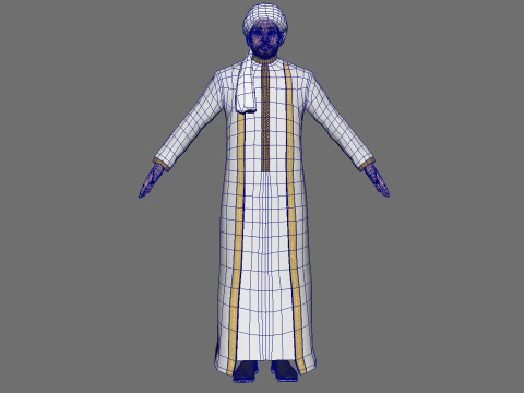Arab Male 3D Model