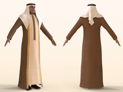 Arab Man 3D Model