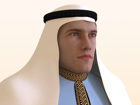 Arab Man 3D Model