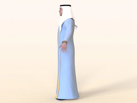 арабский мужчина 3D Модель