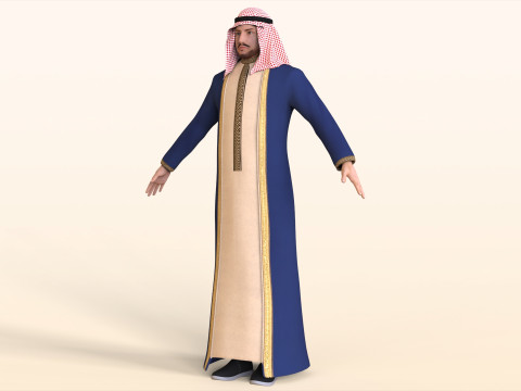 Arabic Civilian 3D Модель