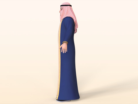 Arabic Civilian 3D Модель