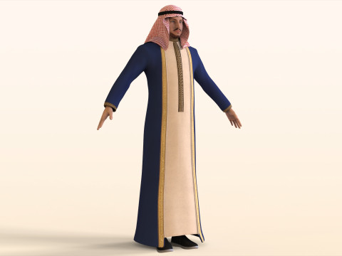 Arabic Civilian 3D Модель