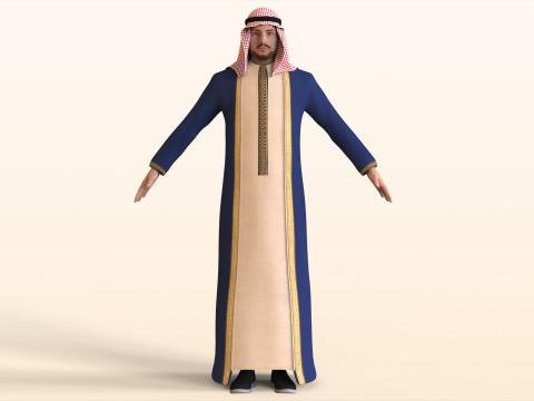 Arabic Civilian 3D Модель