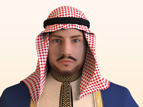 Arabic Civilian 3D Модель