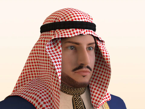Arabic Civilian 3D Model