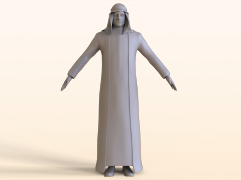 Arabic Civilian 3D Модель
