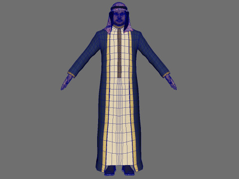 Arabic Civilian 3D Модель