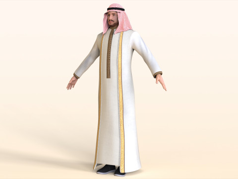 Arabic Civilian Model 3D