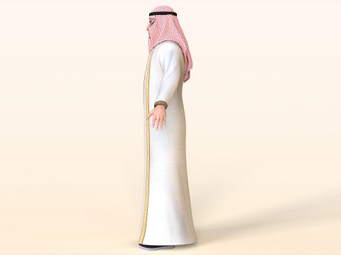 Arabic Civilian Model 3D
