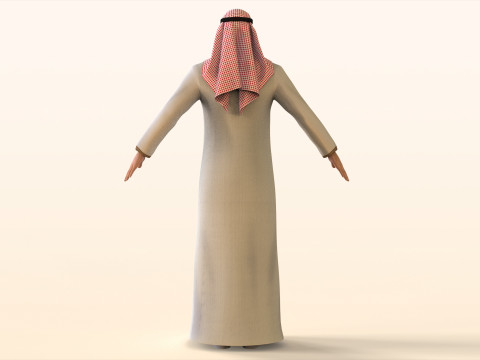 Arabic Civilian Model 3D