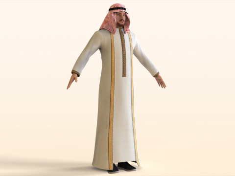 Arabic Civilian Model 3D