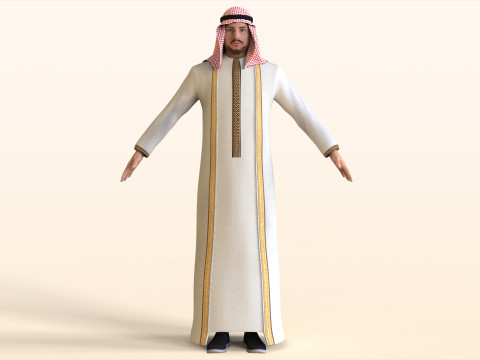 Arabic Civilian Model 3D