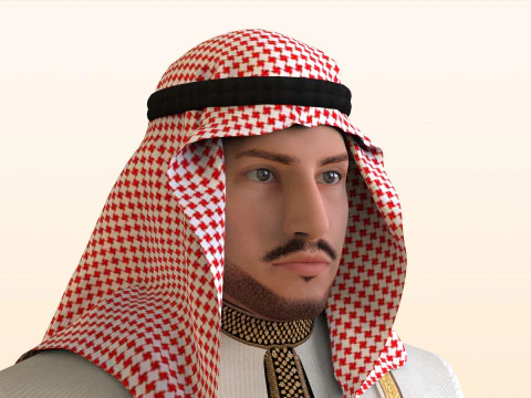 Arabic Civilian 3D Model