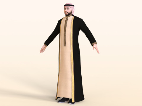 Emirati Man 3D Model
