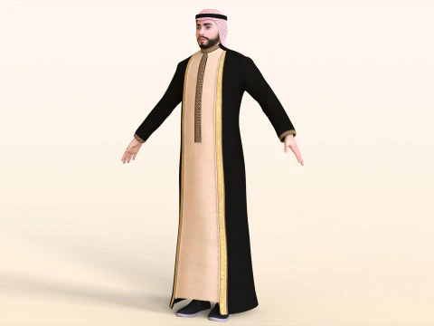 Emirati Man 3D Model