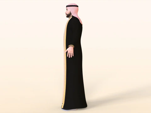 Emirati Man 3D Model